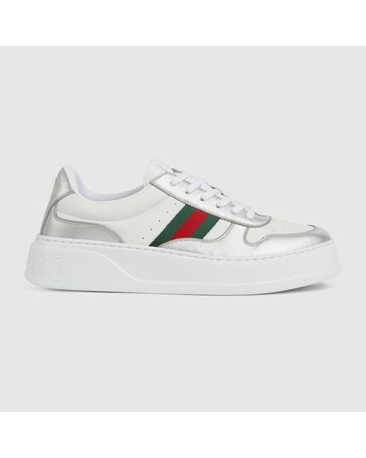 Sneaker Uomo Con Suola Oversize, Taglia di Gucci in White da Uomo