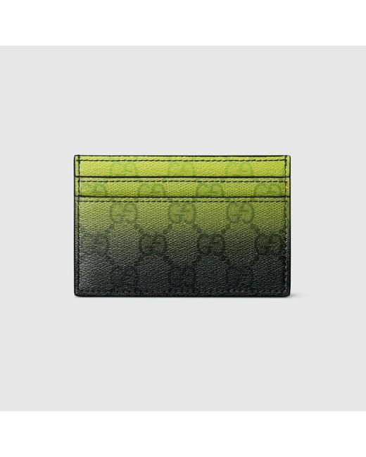 Gucci Green Chroma Card Case for men