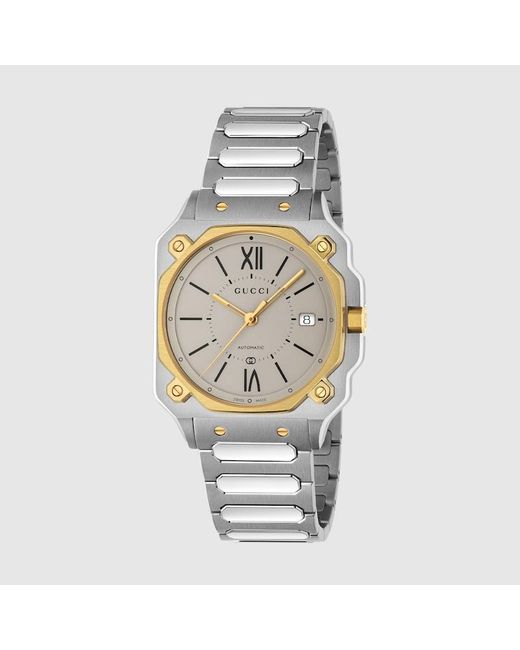 Gucci Metallic G-flat Watch