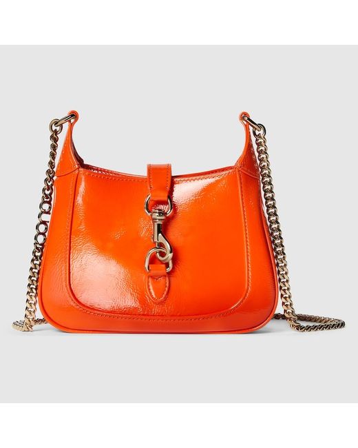 Gucci Orange Jackie Notte Mini Shoulder Bag