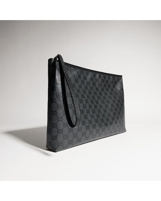 Gucci Black Essence Classic Medium Portfolio Case for men