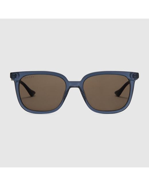 Gucci Brown Square-frame Sunglasses for men