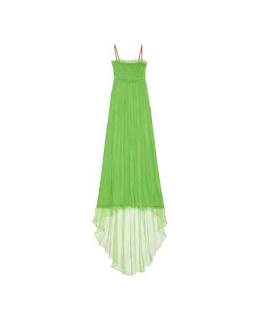 Gucci Green Silk Evening Dress