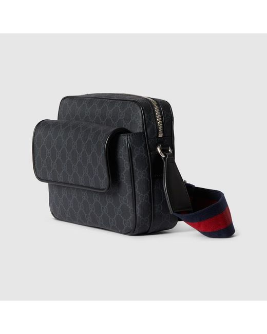 Gucci Black Gg Small Crossbody Bag for men