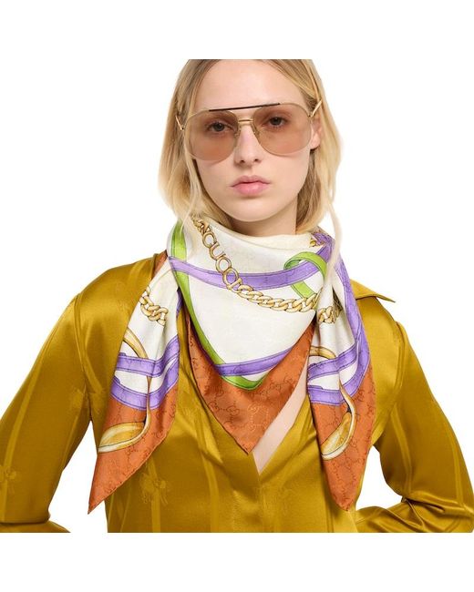 Carré di Gucci in White