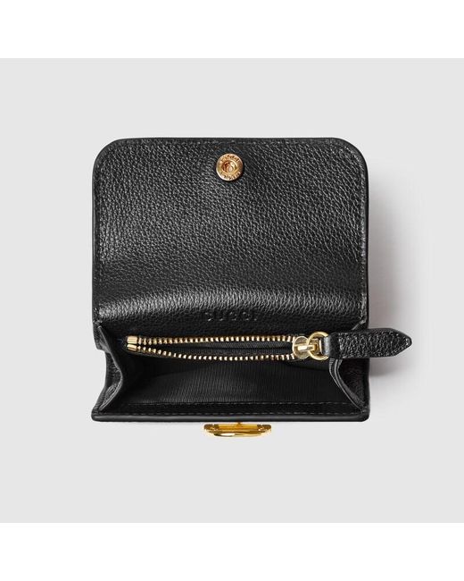 Gucci Black Softbit Kartenetui
