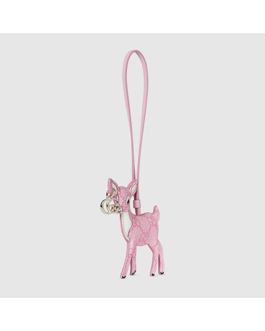 Gucci Pink Deer-Shaped Bag Charm