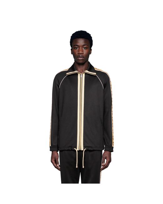 gucci oversize technical jersey jacket