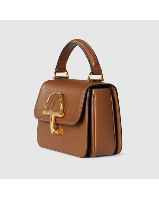 Gucci Brown Siena Small Top Handle Bag