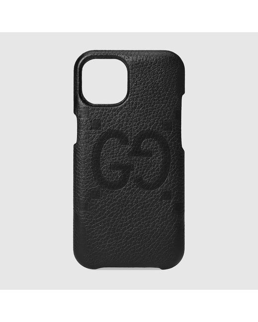 Funda Para IPhone 15 con GG Jumbo Gucci de hombre de color Black