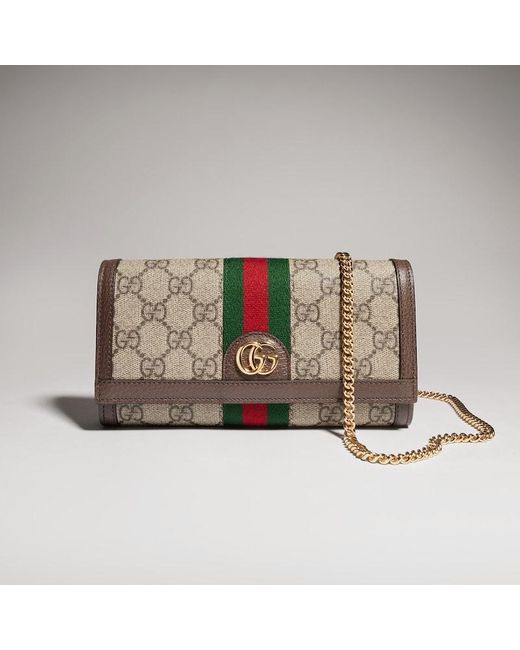 Gucci Brown Ophidia Gg Mini Bag