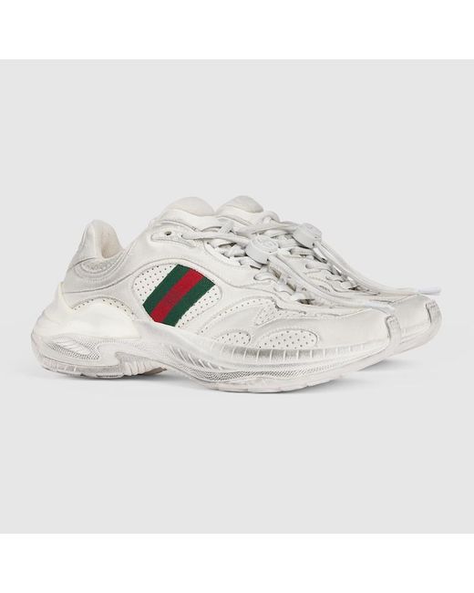 Gucci White 2.0 Trainers, .5 Uk