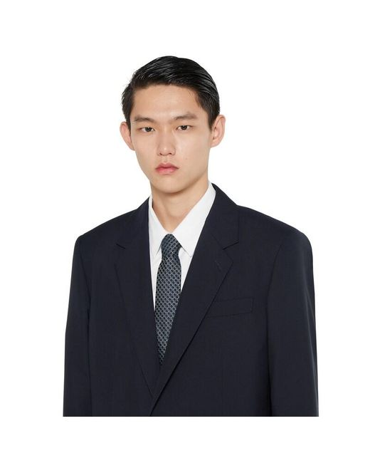 Cravate En Jacquard De Soie À Motif Mors Gucci pour homme en coloris Gray