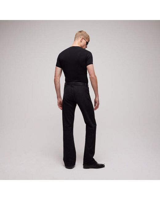 Gucci Black Knit Silk Cotton T-Shirt With Embroidery, Size Xl, Ready-To-Wear for men