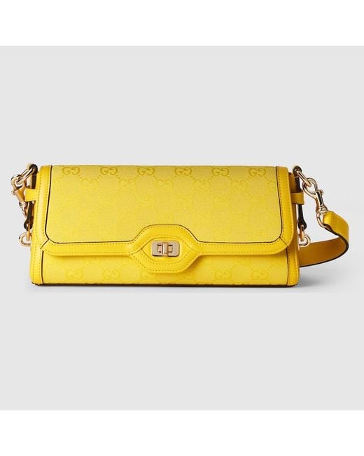 Gucci Yellow Luce Small Shoulder Bag
