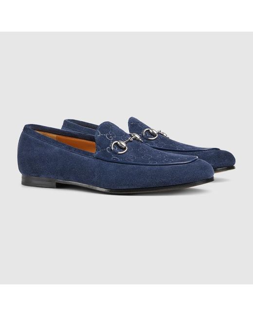 Gucci Blue Horsebit Loafer for men