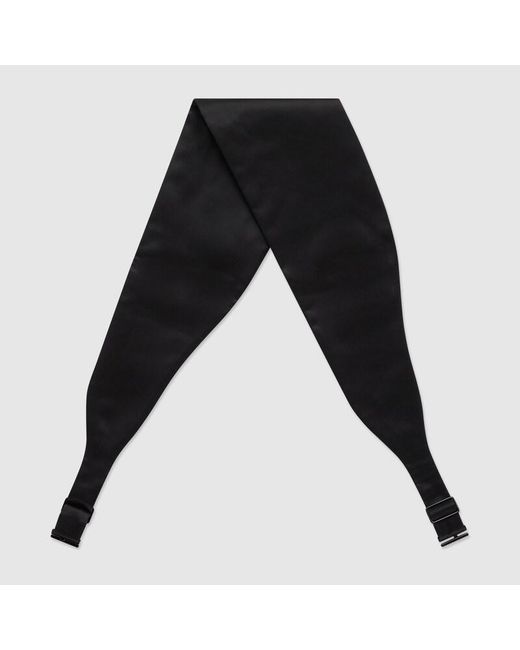 Gucci Black Satin Cummerbund for men