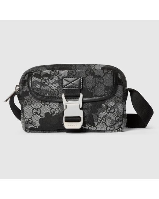 Gucci Mini-Tasche Aus Gg Canvas in Black für Herren