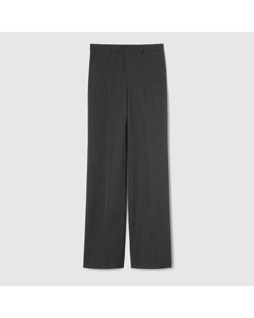 Gucci Gray Wool Pants