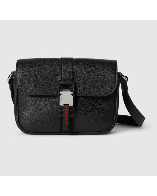 Gucci Black Super Mini Shoulder Bag, , Leather for men