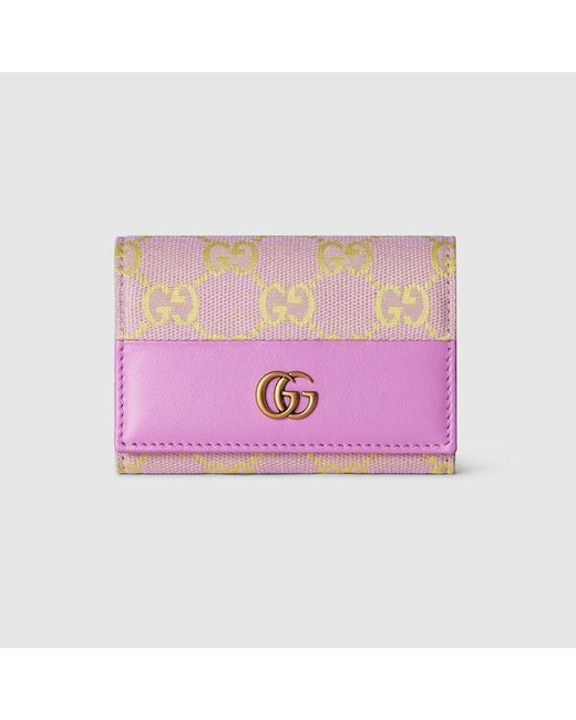 Gucci Pink GG Card Case