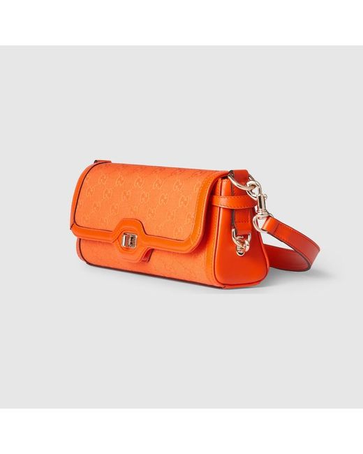 Bolso de Hombro Luce Pequeño Gucci de color Orange