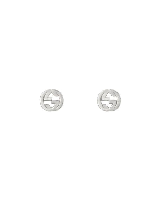 Gucci Women's Silver G Sterling Stud Earrings in - Save 28% Lyst