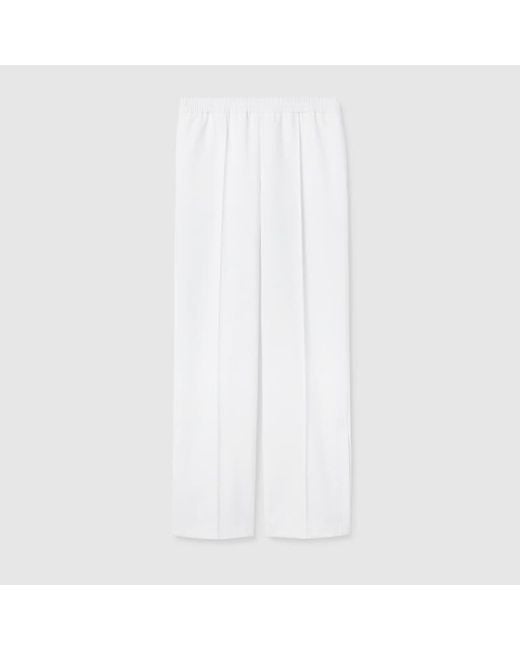 Gucci Ggジャカード パンツ, ホワイト, ウェア White