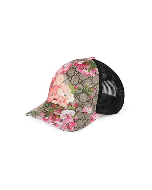 Gucci Multicolor GG Blooms Baseball Hat