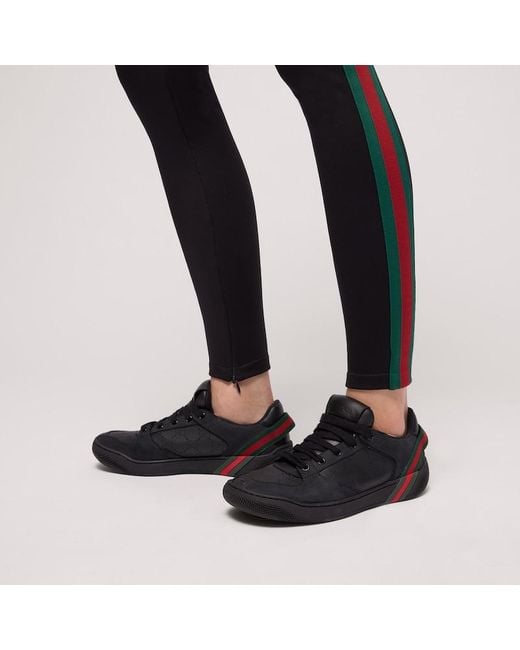 Gucci Black Screener Sneaker, Leather