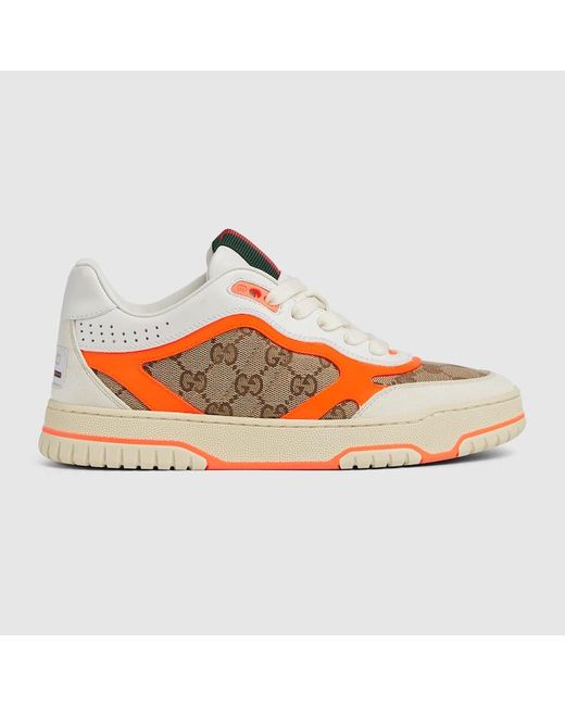 Gucci Orange Re-web Sneaker