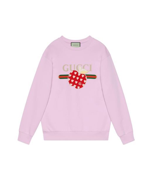 Gucci Pink Les Pommes Sweatshirt