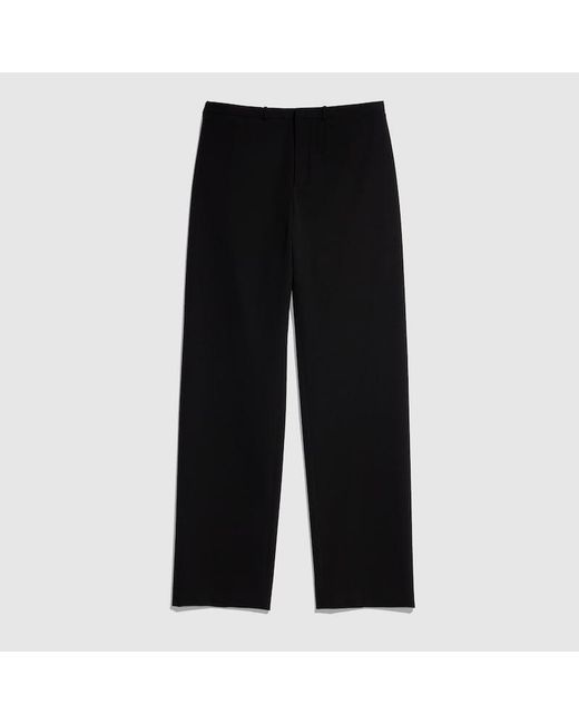 Gucci Black Technical Stretch Wool Pants
