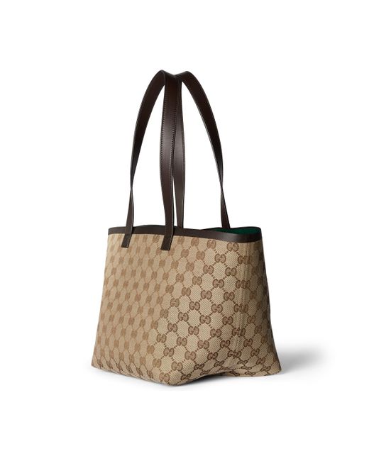 Gucci Brown Original GG Small Tote Bag