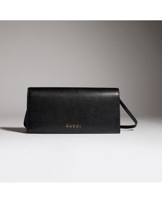 Gucci Black Mini Bag With Lettering