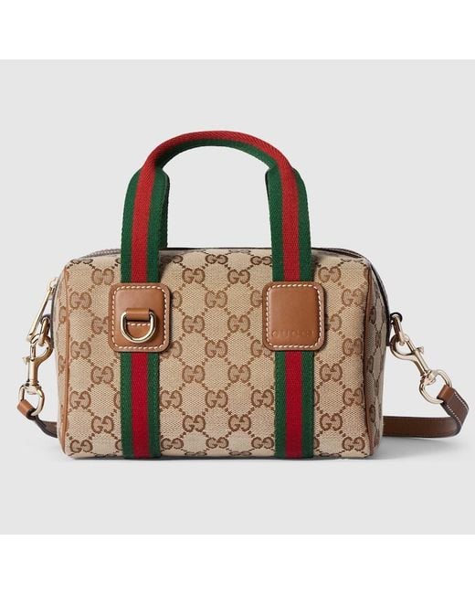 Gucci Brown Mini Gg Handbag