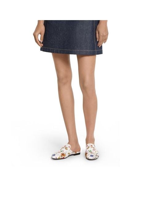 Mules Princetown Pour Femme, Taille Gucci en coloris Metallic