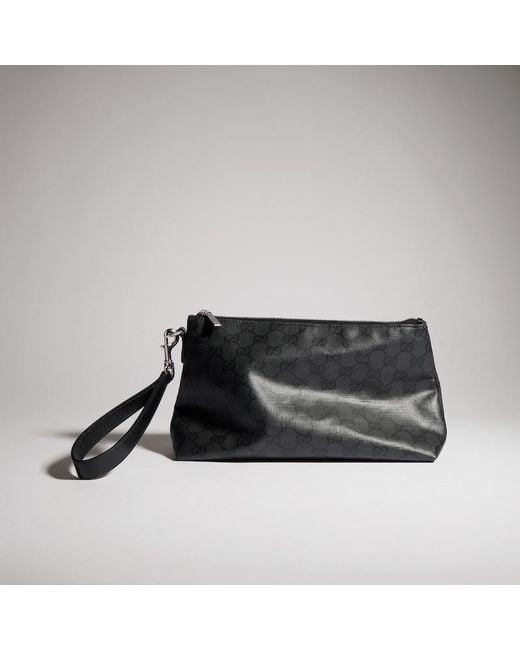 Gucci Black Essence Classic Small Pouch for men
