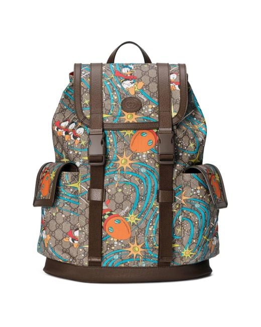 Gucci Natural Disney X Donald Duck Medium Backpack for men