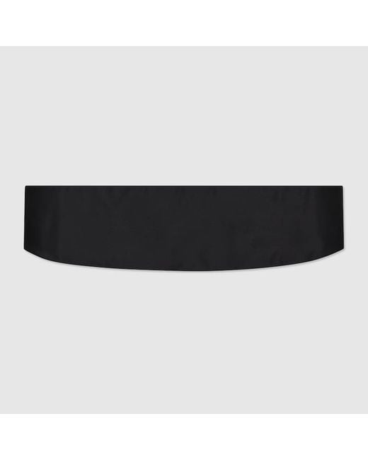 Gucci Black Satin Cummerbund for men