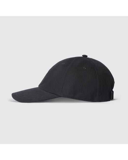 Gorra de Béisbol de Lona Gucci de color Black