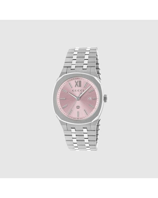 Gucci Pink 25H Watch, 30Mm