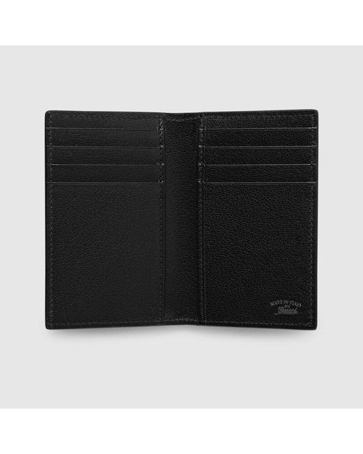 Gucci Black Lira Card Case, Leather for men