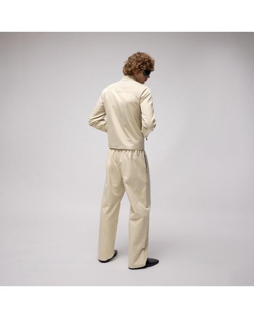 Gucci Natural Gg Cotton Canvas Jacket for men