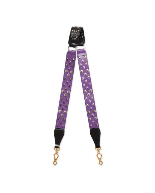 Gucci Purple Studded '' Shoulder Strap