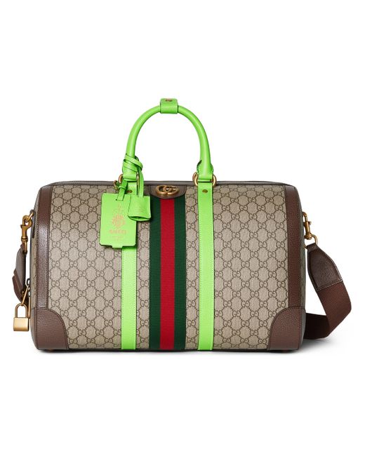 Gucci Green Savoy Medium Duffle Bag