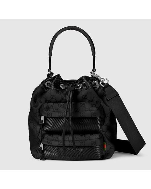 Borsa A Secchiello Nexus Misura Piccola di Gucci in Black da Uomo