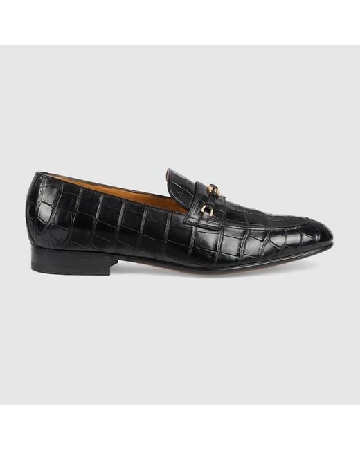 Gucci Loafer With Interlocking G in Black for Men Lyst