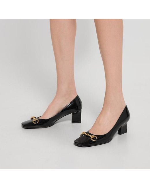 Gucci Black "Signora 55Mm" Pumps