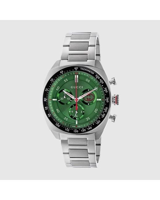 Orologio Interlocking, 41 Mm di Gucci in Green da Uomo